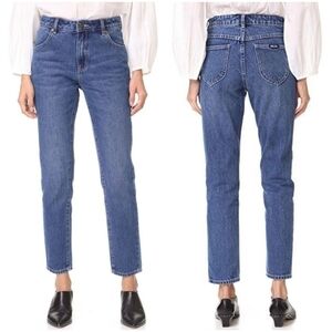 Rolla's Miller Skinny Jeans Mid Rise Fitted Non Stretch